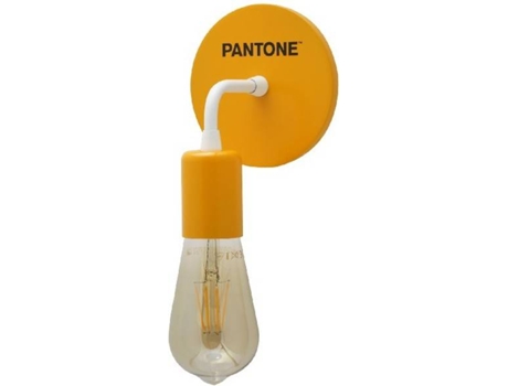 Candeeiro de Parede  HIO8681847183297 (Laranja e Branco - Metal, Madeira)