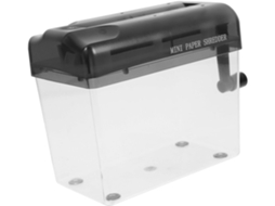 Doitool Destructeur De Papier Manuel Portable Noir Broyeur De Documents De Bureau Résistant