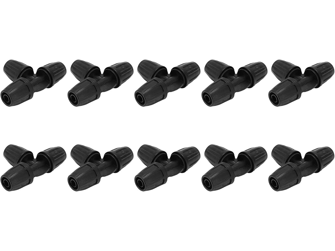 Conjunto De 10 Conectores Mangueira Em Abs Com Espigão, T 8 E 11