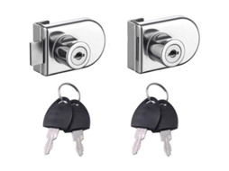 Armários Com 2 Fechaduras, Fechadura De Aço Inoxidável Para Porta, Vitrine Vidro, Vidro