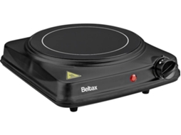 Placa de Vitrocerâmica BELTAX BHP0121 (Outlet Caixa Aberta - 23cm - 1200W - 1 Qiueimador - Preto)