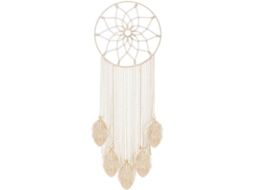 Cazador De Sonhos Grande Macramé Boho Parede Tecido Penas Manual Tasséis Decoração De Casa