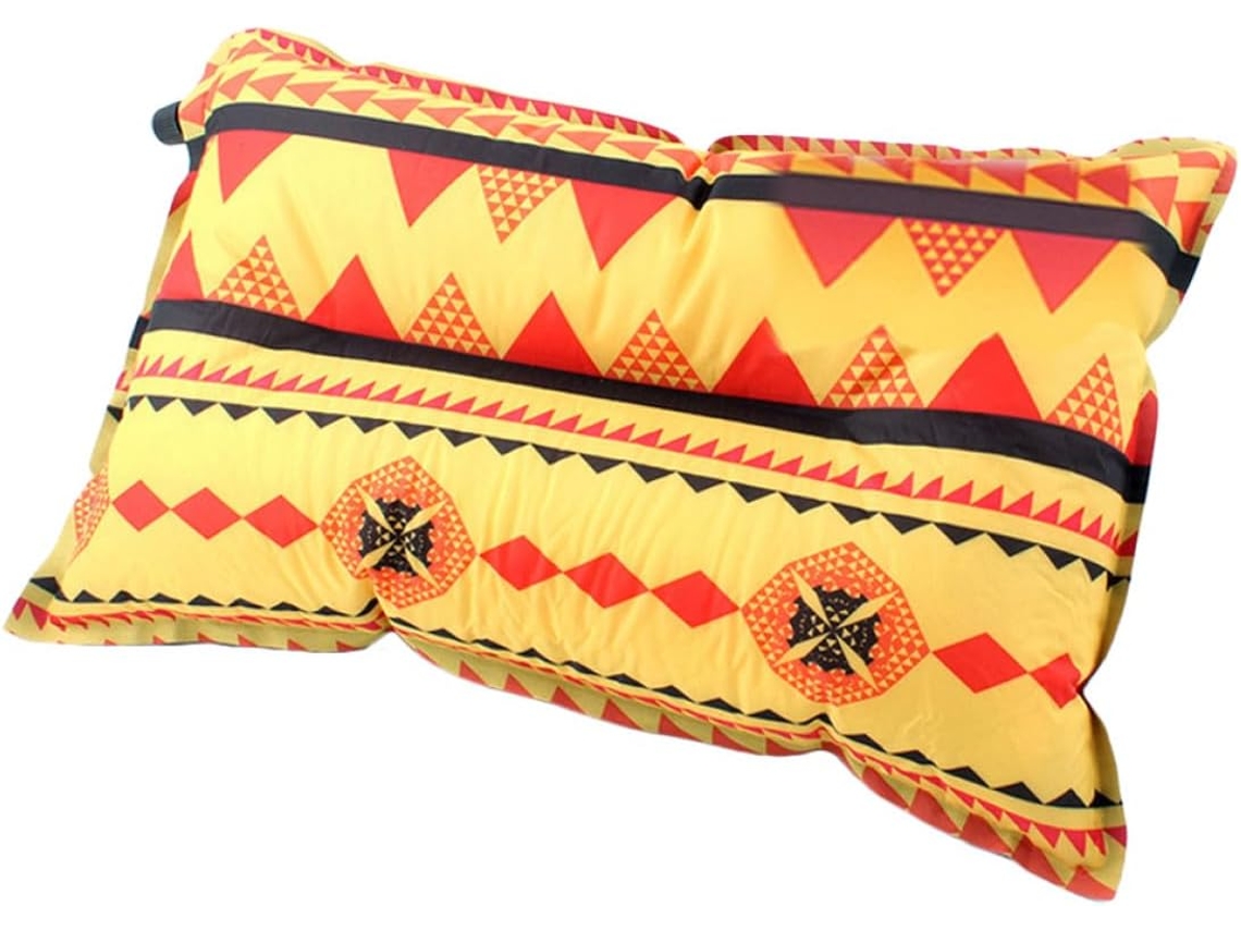 Travesseiro Inflável Automático para Viagem, Camping, Feito de Material Macio com Suporte o Pescoço, CHABERLU