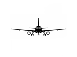 Adesivo de parede decorativo moderno com avião, autoadesivo e removível, para quarto e sala de estar.