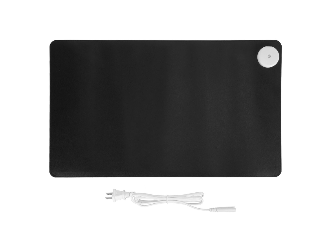 Warm Desktop Pad 3 Níveis De Aquecimento Temporização À Prova D'água Mouse Pad Aquecido De Couro Pu Grande Plugue Eua