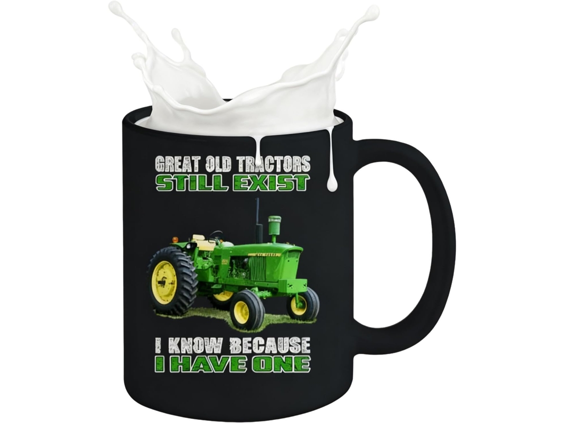 Caneca De Café Com Estampa De Trator