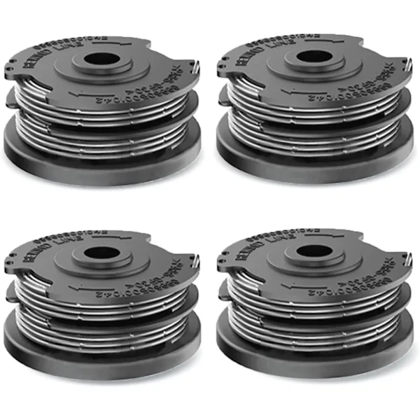 Compatível com Bosch F016800351 Art24 Art30 36, 6,1 M X Ø 1,65 Mm, Kit com 4 Carretéis de Fio para Aparador de Grama AQUAFORGE