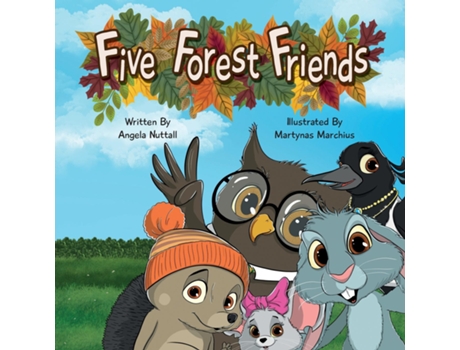 Livro Five Forest Friends de Angela Nuttall (Inglês)