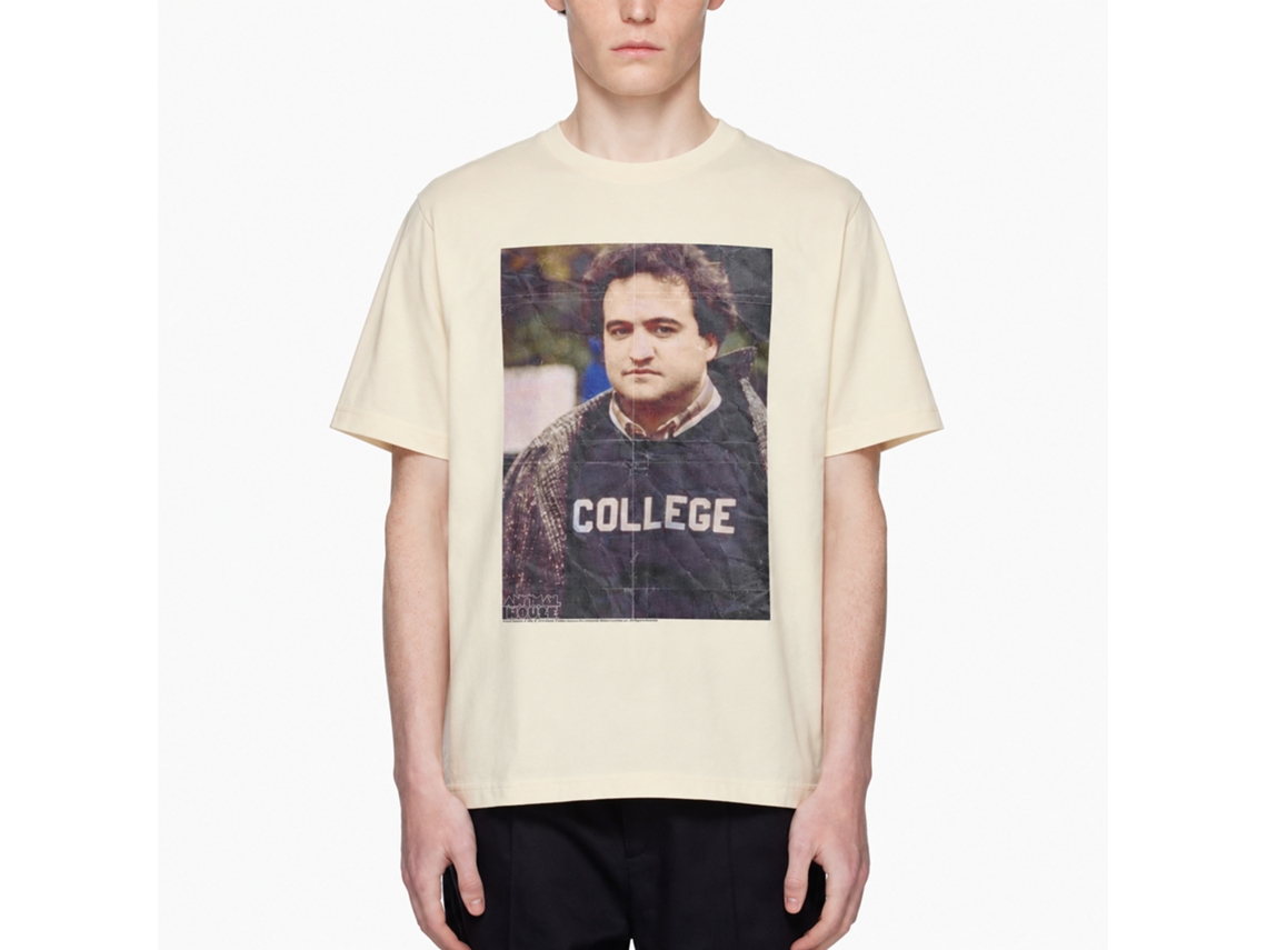 Rockinstone Animal House Movie Folded Up Solid Natural Adult T-shirt Size:xl