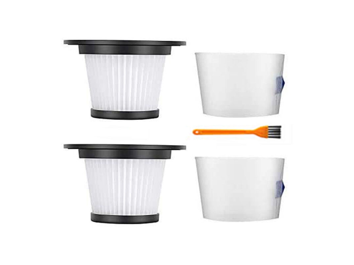 Adequado para Aspirador de Pó Sem Fio Dibei C17 T6/ Moosoo K17: Elemento Filtrante, Tampa do Filtro de Alimentação Principal BRILVIBERA