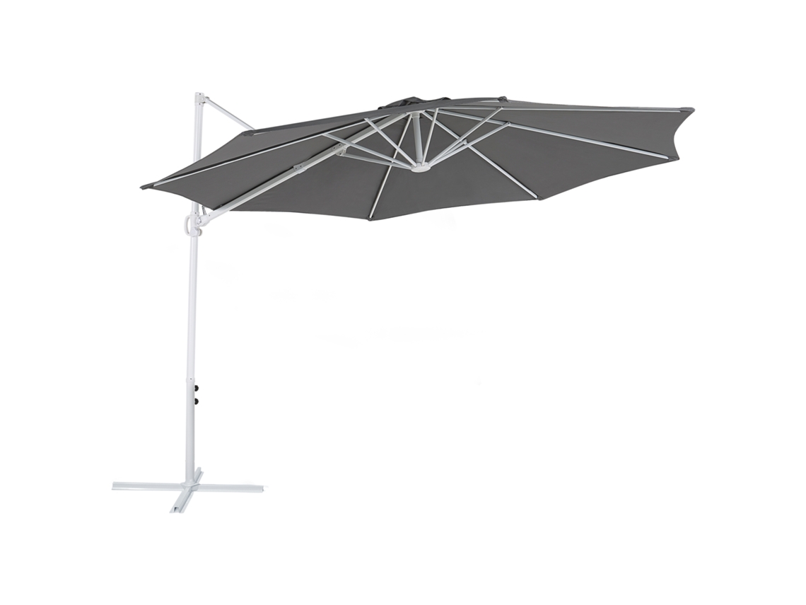 Guarda-sol Lateral 295 Cm Savona Ii Cinzento Escuro