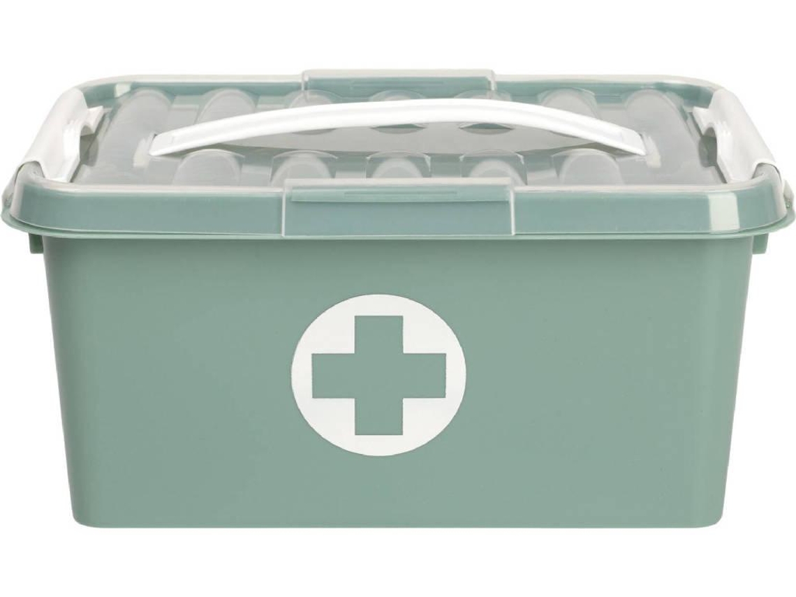 Caixa Medicamentos 30,5x20,5x14cm Verde KASA 1 un