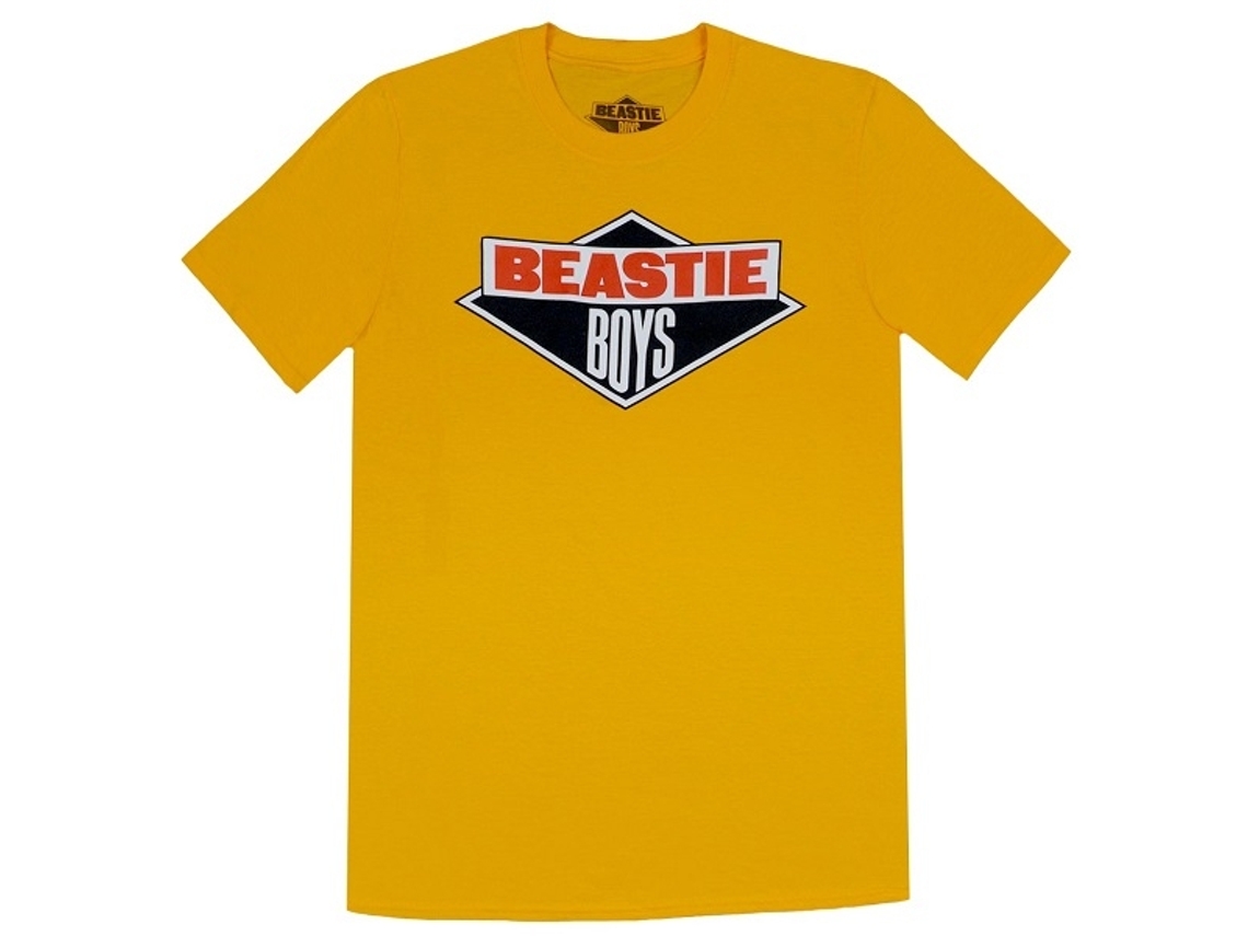 Beastie Boys Logo T-shirt Bright Yellow Unisex Adults Size:m