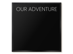 Magnetic Glass Board Our Adventure For The Hall Espelharte (50x50 Cm)
