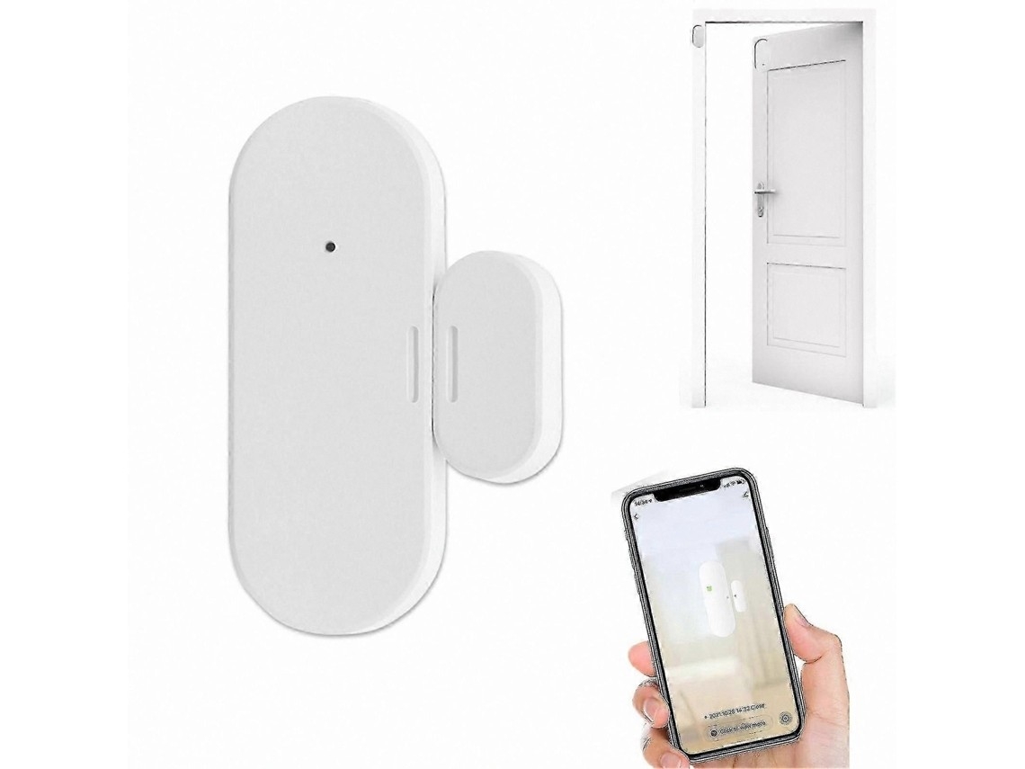 Smart Sensor For Doors And Windows With Wi-fi, Mobile Notifications, And Control Via A Free App.