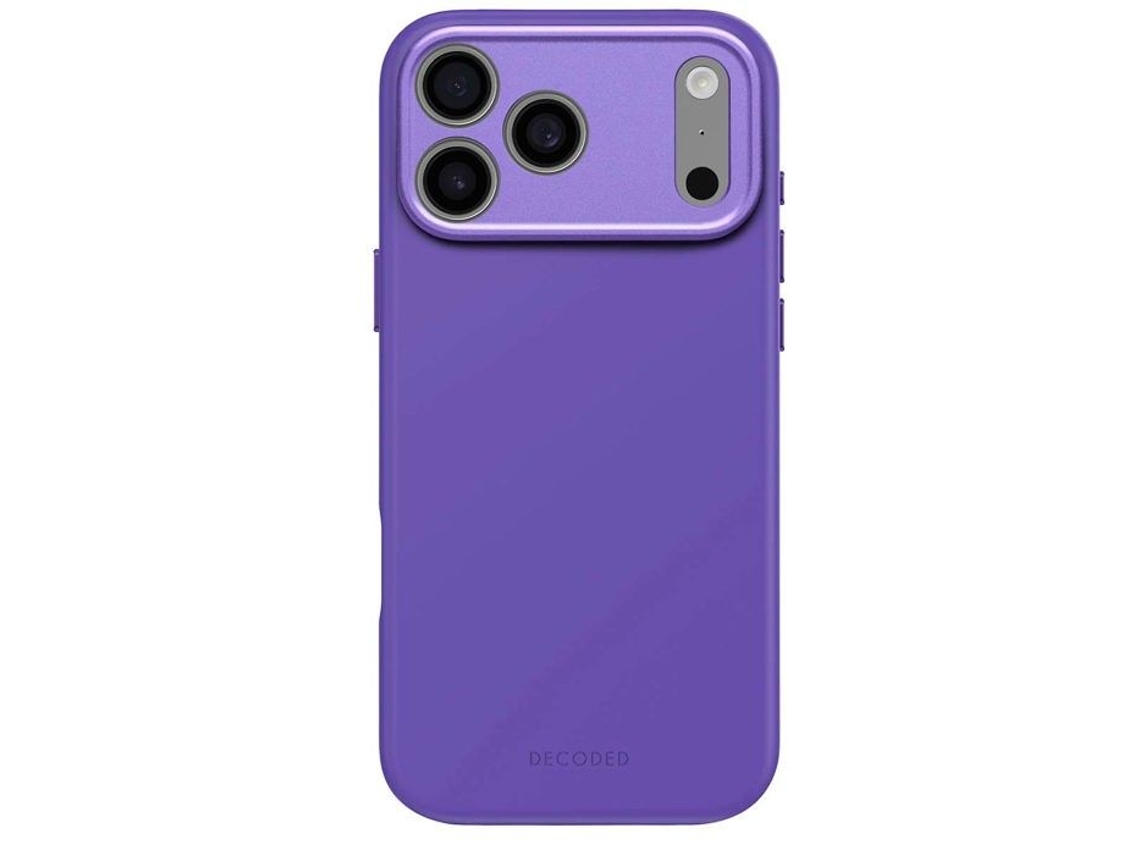 Capa Magsafe - Decoded - Iphone 17 Pro Max - Silicone Antimicrobiano - Roxo - Resistente A Impactos