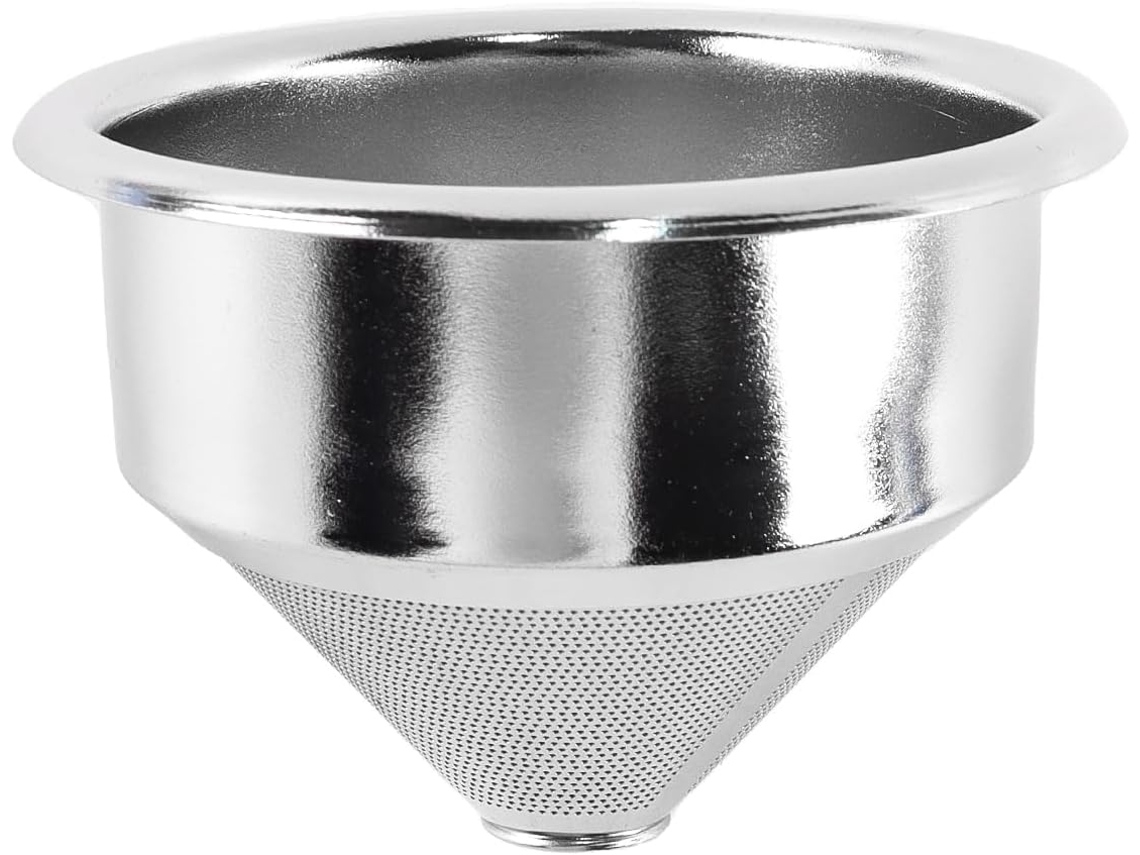 Suporte Para Filtro De Café Aço Inoxidável 58 Mm, Cesto Malha Fina, Acessórios Reutilizáveis Espresso Suportes Sem Fundo