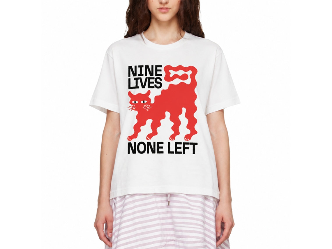 Rockinstone Nine Lives Shirt Unique Designer Style
