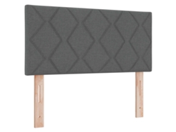 Cabeceira | Painel De Cama Cinzeto 100 Cm Tecido