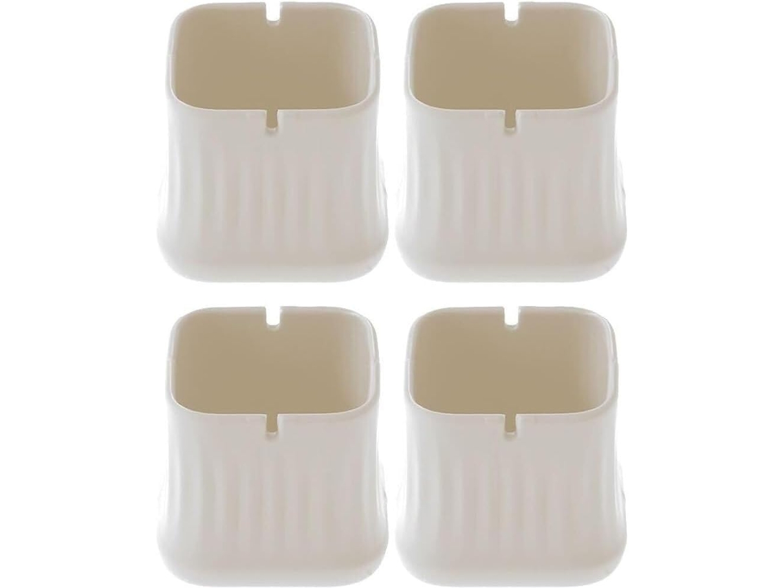 Protetores De Piso Para Pés Cadeiras, 4 Silicone Móveis, Capas Mesas,