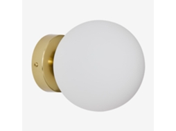 Sklum Aplique De Parede Em Aço Inoxidável Com Bola De Cristal Uvol Traditional Vidro Dourado