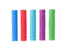 Mali 5pcs Chupeta de Silicone para Bebê Safe Soft Grasp Strength Training Pencil Holder