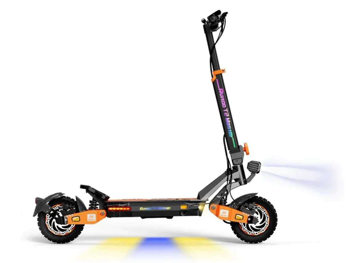 Trotinete Elétrica Ruitoo T2 Master,1200w2, Autonomia 60 65km,10,52v/20.8ah