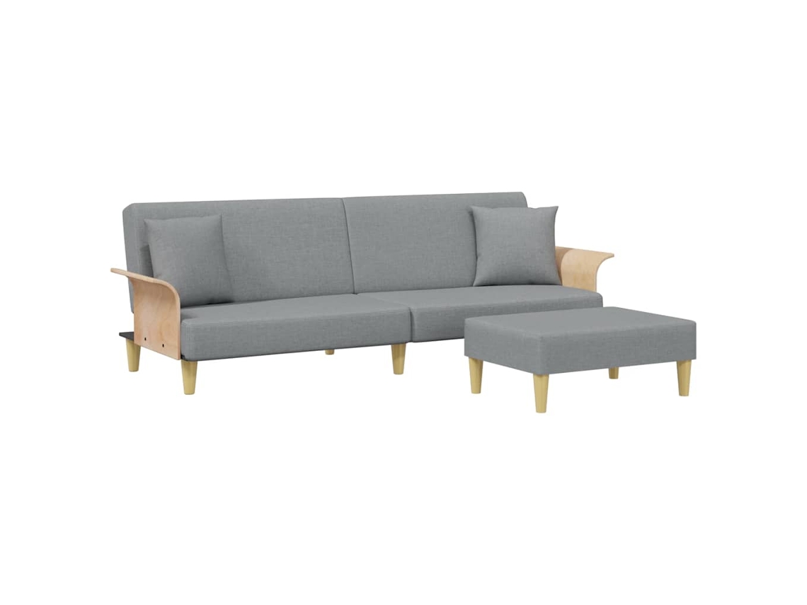 Sofa Bed, Sofa Beds Vidaxl Cinzeto Veludo (n/a)