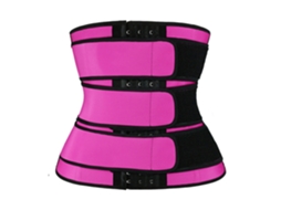 (vermelho Xl) Cinta Modeladora Feminina, Roupa Íntima Modeladora, Protetor Abdominal Para Sauna Que Absorve O Suor, Neoprene