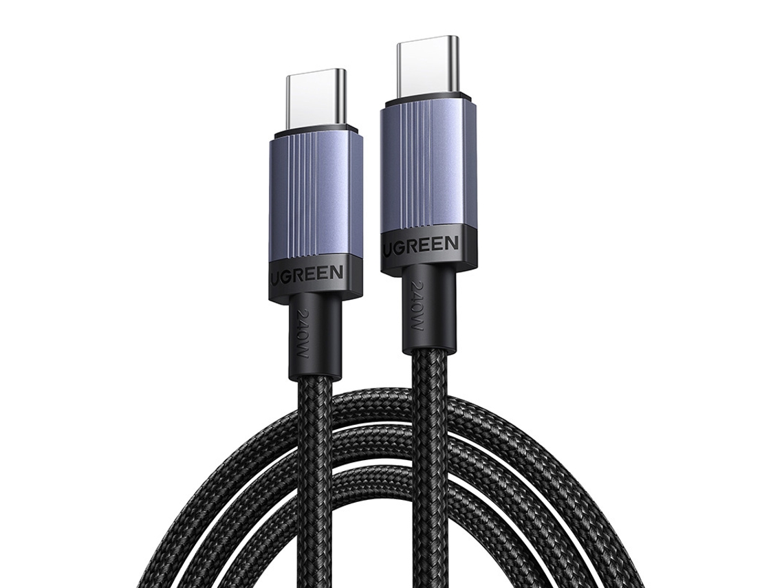 Cabo Ugreen Usb-c Para Usb-c 240w Para Celulares, 1 M, Conector Pd, Carregamento Rápido.