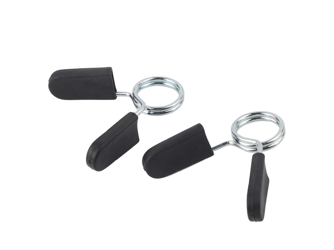2 Pcs Colar De Mola Para Barra De Halterofilismo E Dumbbell 25mm Clamp Clip Yoga Treinamento