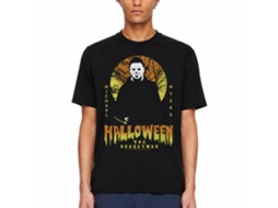 Rockinstone Halloween Myers The Boogyman Black Adult T-shirt Size:l