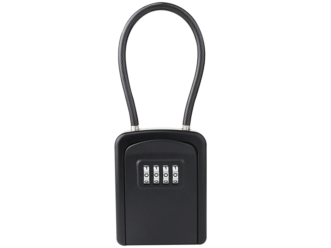 Cofre Chaves CHRUI Exterior Segredo 19.6x3.5x7.5cm (preto)