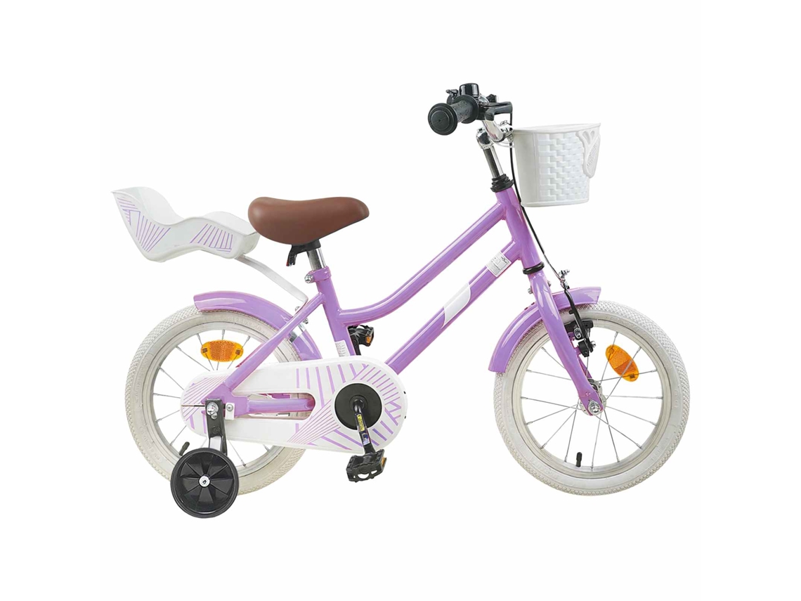 Vidaxl Bicicleta Infantil 16 Polegadas Para Crianças De 4 A 6 Anos