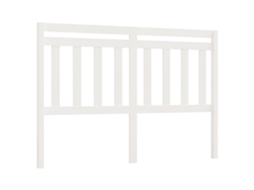 Bed Headboard, Bed Headboards Vidaxl Branco Madeira De Pinho (141 X 100 Cm)
