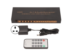 Switch Hdmi LAXISCREED 4k 60hz Hdr 4 Entradas 1 Saída