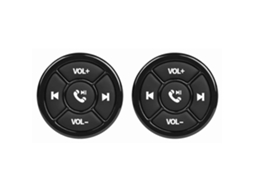 2 Controles Remotos Sem Fio Bluetooth Para Carro, Moto E Bicicleta Com Botões De Mídia, Reprodutor De Música Mp3 Para Celulares E Tablets Ios E_glo