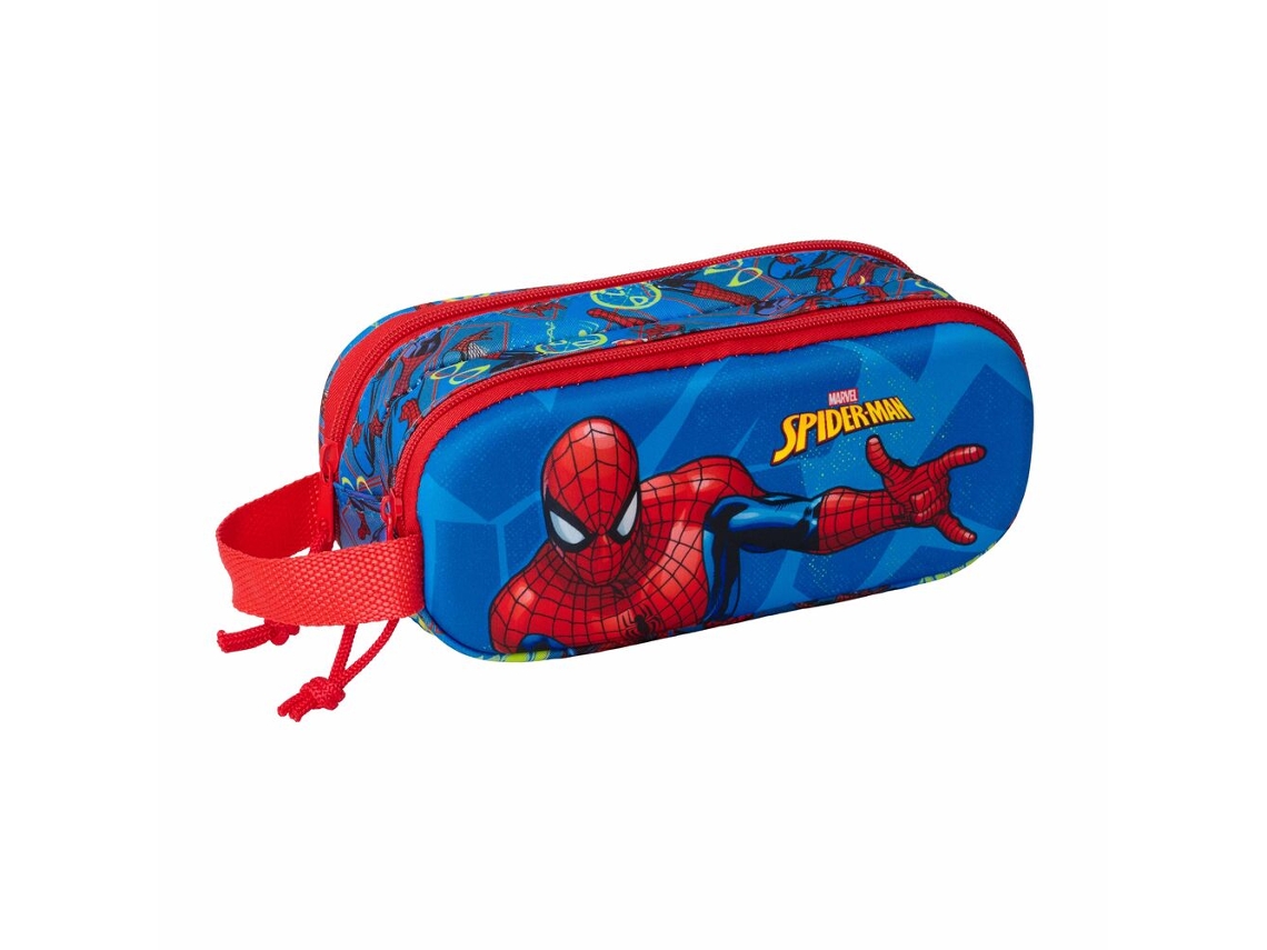 Estojo Duplo SPIDERMAN 3D (21 x 6 x 8 cm)