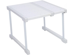 Prateleira Expansível Aramox Em Aço Carbono Para Armário, Com 42cm De Largura, Ajustável, Suporta Até 20kg, Sem