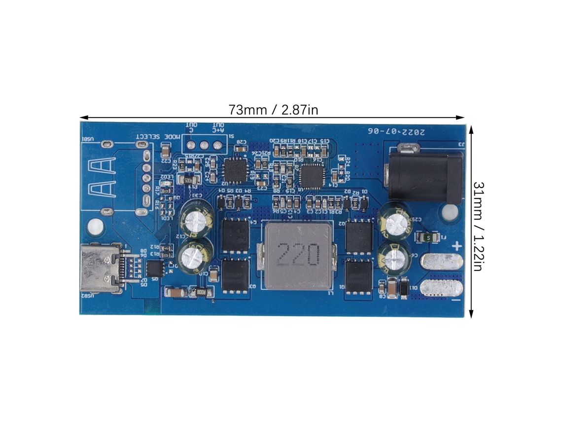 Módulo De Carregamento Rápido Protocolo Completo 100w