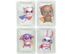 Conjunto De 4 Rechaudantes Recarregáveis - Ideais Para Dias Frios - Super-heróis Animais - Perfeito Para Atividades Ao Ar Livre - Rechaudantes - Manté