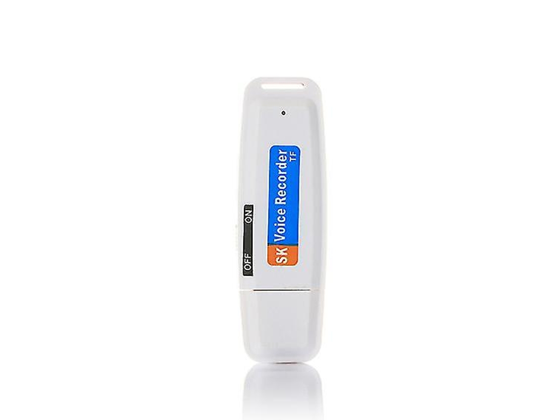 Gravador Digital Usb, Disco Flash Profissional U Disk, Usado Para Palestras, Entrevistas E Reuniões Yizhood (branco)