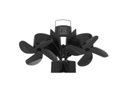 Laxiscreed Ventilador Para Lareira 8 Pás Eco-friendly E Autostart, Sem Eletricidade