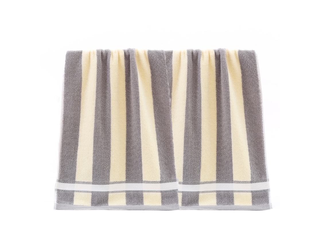 Conjunto de Toalha NEVEANCE Mão Absorventes Macias Algodão Azul - 2pcs (35x75cm)