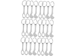 Conjunto De 3 Fichas De Aço Inoxidável Para Carrinho De Compras, Acessórios Práticos Para Chaveiro.