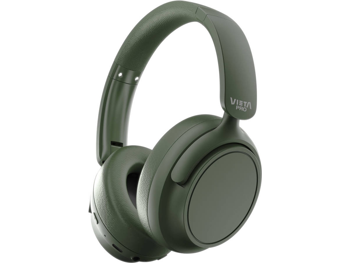 Auscultadores Bluetooth VIETA Pro Silence 4 (Over Ear -  Microfone - Verde)