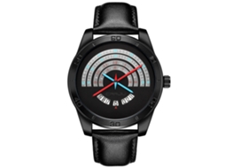 Relógio De Pulso De Quartzo Simples E Fashion Para Homens (preto)