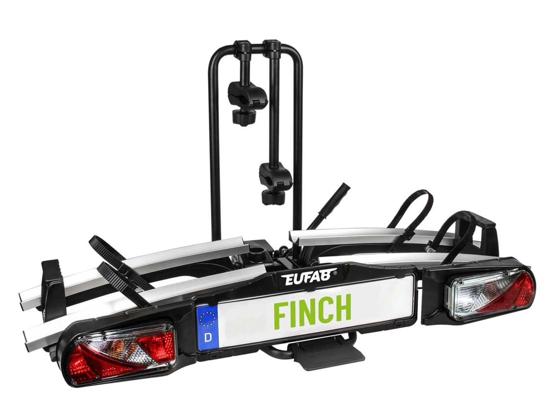 Suporte Finch Dobrável e Inclinável - 2 Bicicletas para Reboque Engate.