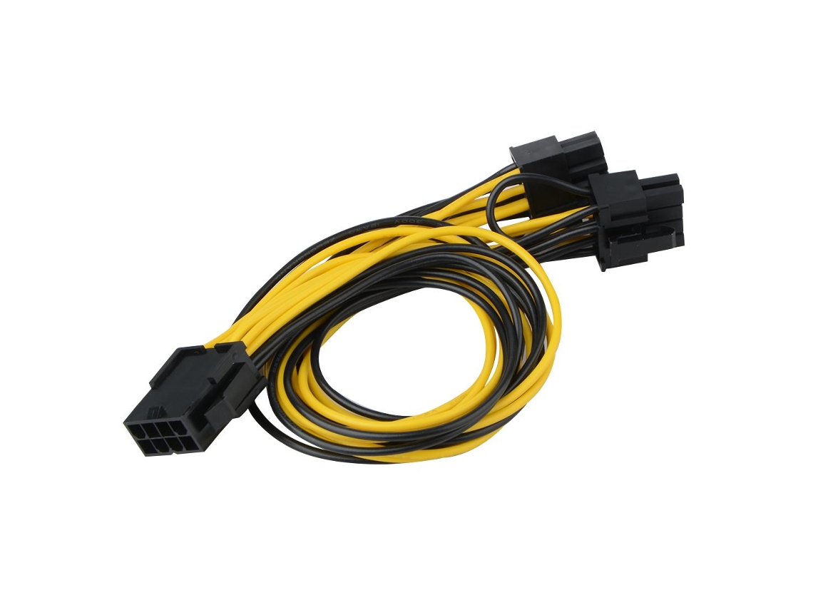 Cabo Adaptador De Placa De Vídeo 8p Para Dual 6+2p Da Cpu, Cordo De Alimentação, Extensão