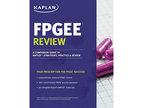 Livro FPGEE Review A Companion Guide to NAPLEX Strategies Practice and Review de John Kriak (Inglês)